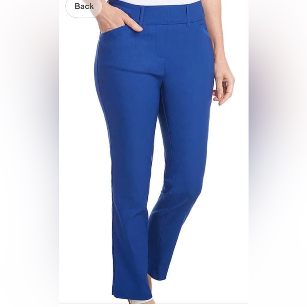 NWT. Hilary Radley Women Mid-Rise Stretch Pull-On Ankle Pant.